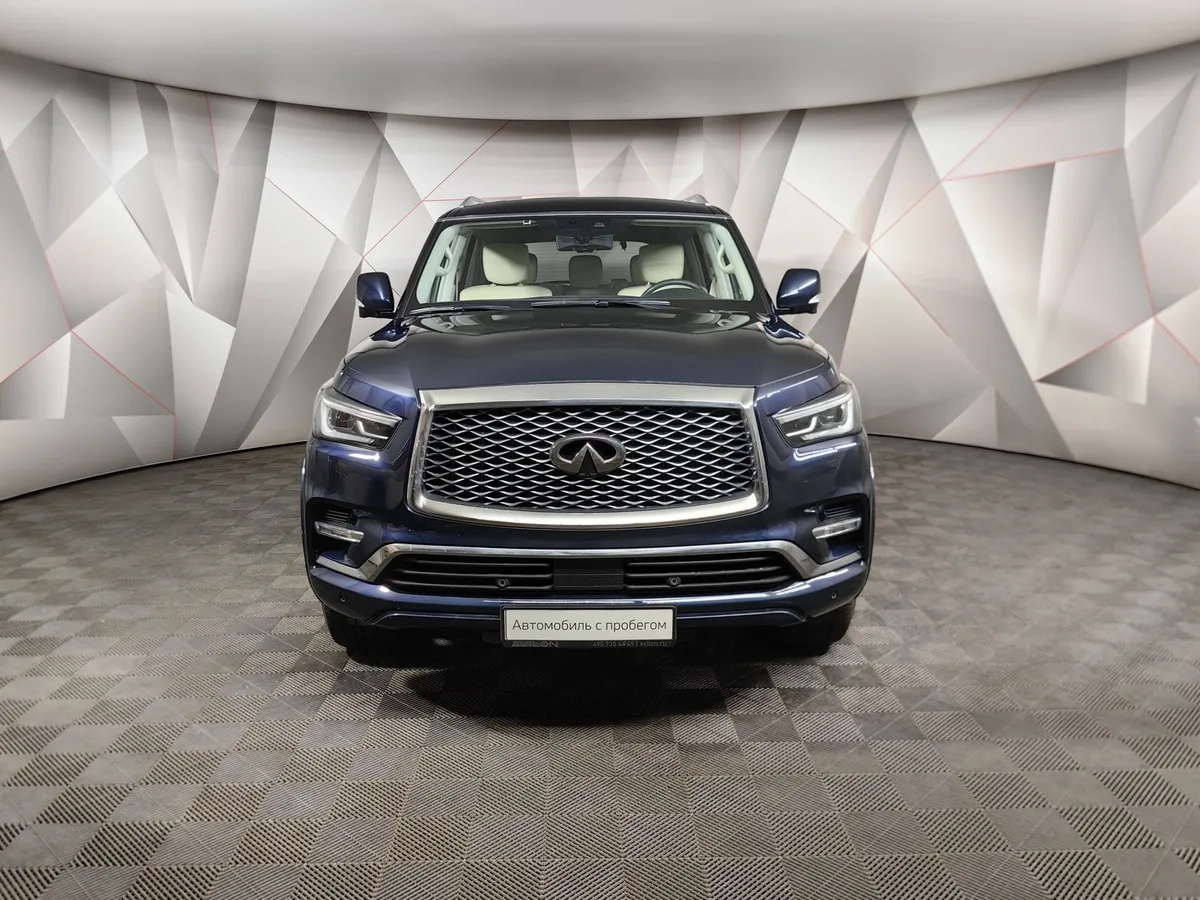Infiniti QX80 5.6 АТ AWD (405 л.с.) Синий в АВИЛОН. Слайд №7