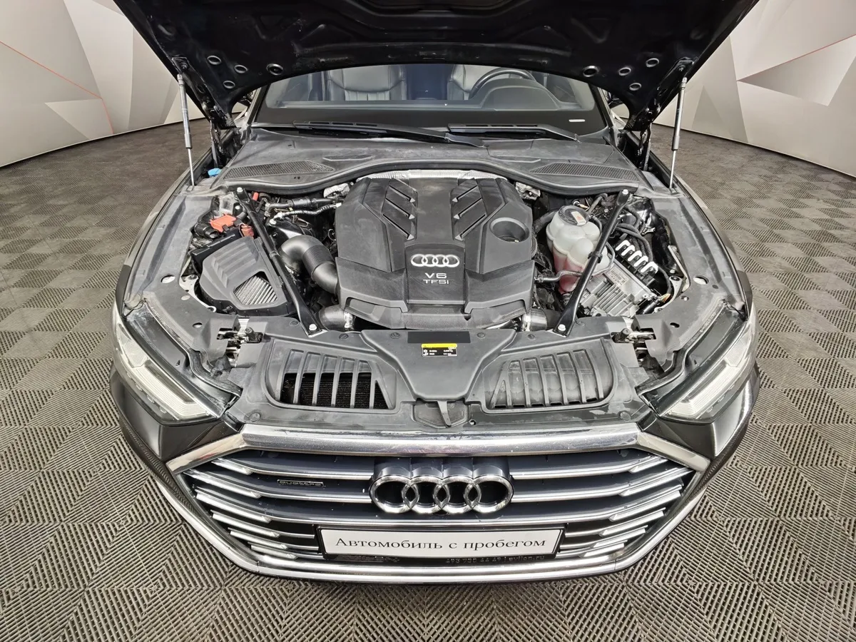 Audi A8 3.0 TFSI L tiptronic quattro (340 л.с.) Черный в АВИЛОН. Слайд №11