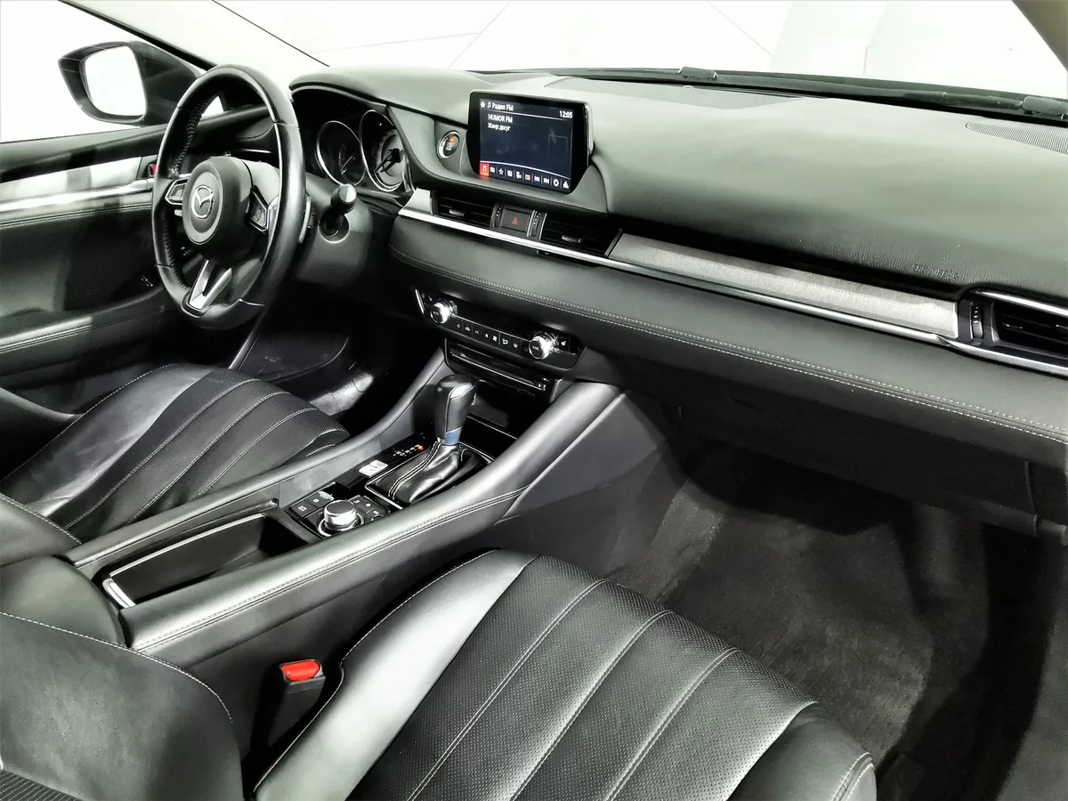 Mazda 6 2.5 SKYACTIV-G AT (192 л.с.) Supreme Plus Черный в АВИЛОН. Слайд №12