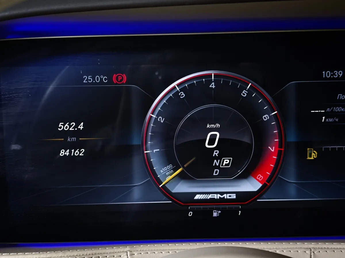 Mercedes-Benz S-Класс S 63 AMG 9G-Tronic 4Matic+ длинная база (612 л.с.) Черный в АВИЛОН. Слайд №18