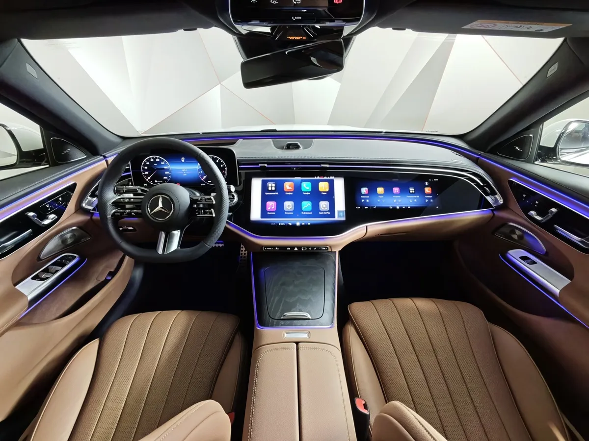 Mercedes-Benz E-Класс E 300 4MATIC (258 л.с.) Белый в АВИЛОН. Слайд №14