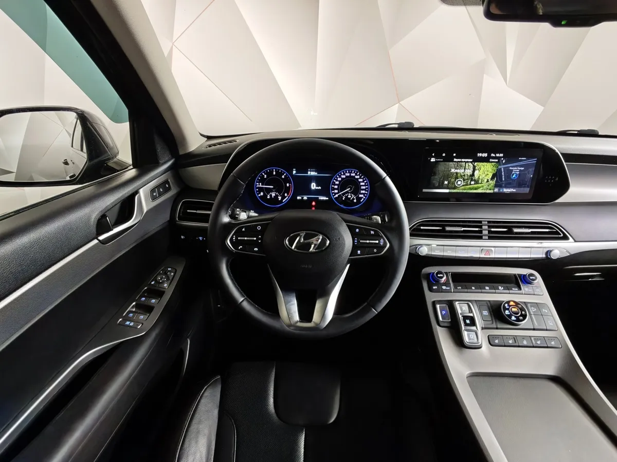 Hyundai Palisade 2.2 - 8AT CRDi (200л.с.) 8 мест High-Tech Синий в АВИЛОН. Слайд №19