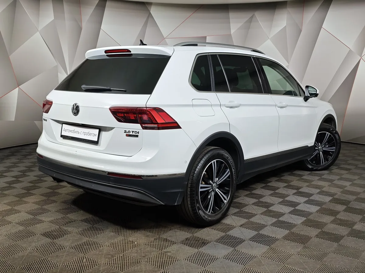 Volkswagen Tiguan 2.0 TDI 4Motion DSG (150 л.с.) Highline Белый в АВИЛОН. Слайд №2