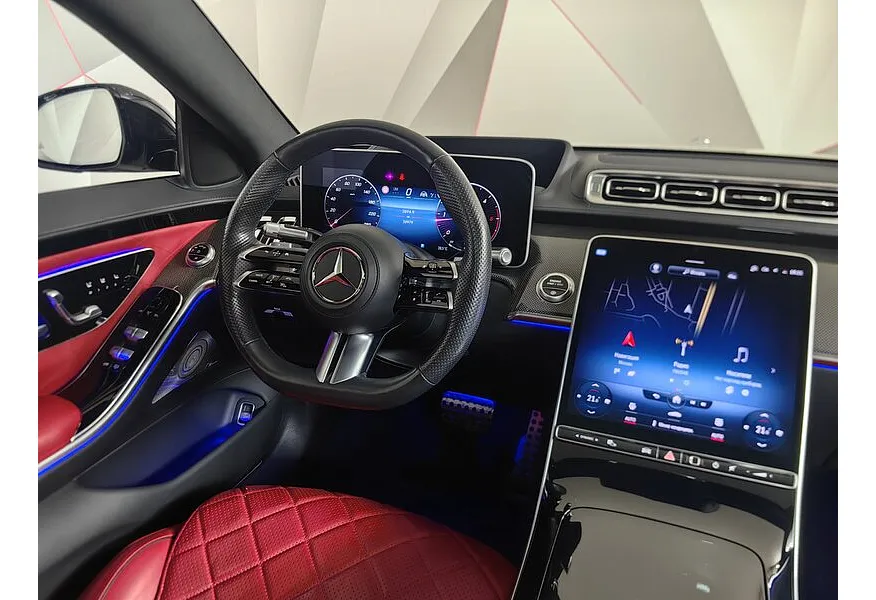АВИЛОН - Mercedes-Benz S-Класс S 400 d 9G-Tronic 4Matic (330 л.с.) Premium Белый - slide 10