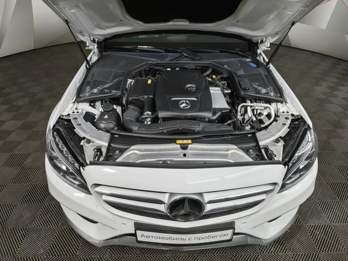 Mercedes-Benz C-Класс C 200 9G-TRONIC 4MATIC (184 л.с.) Особая серия Белый в АВИЛОН. Слайд №11