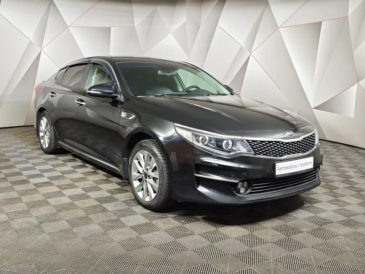 Kia Optima 2.4 GDI AT (188 л.с.) Черный в АВИЛОН. Слайд №3