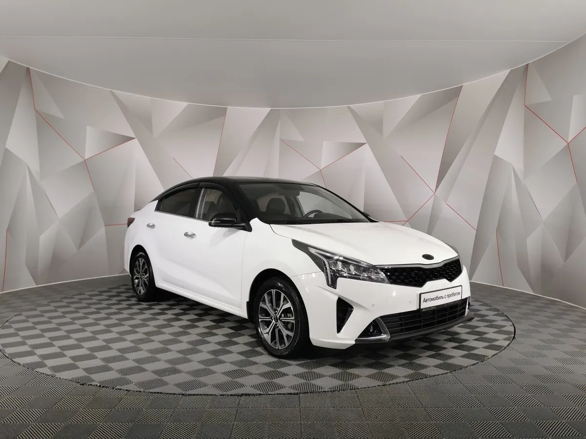 Kia Rio 1.6 AT (123 л.с.) Белый в АВИЛОН. Слайд №3
