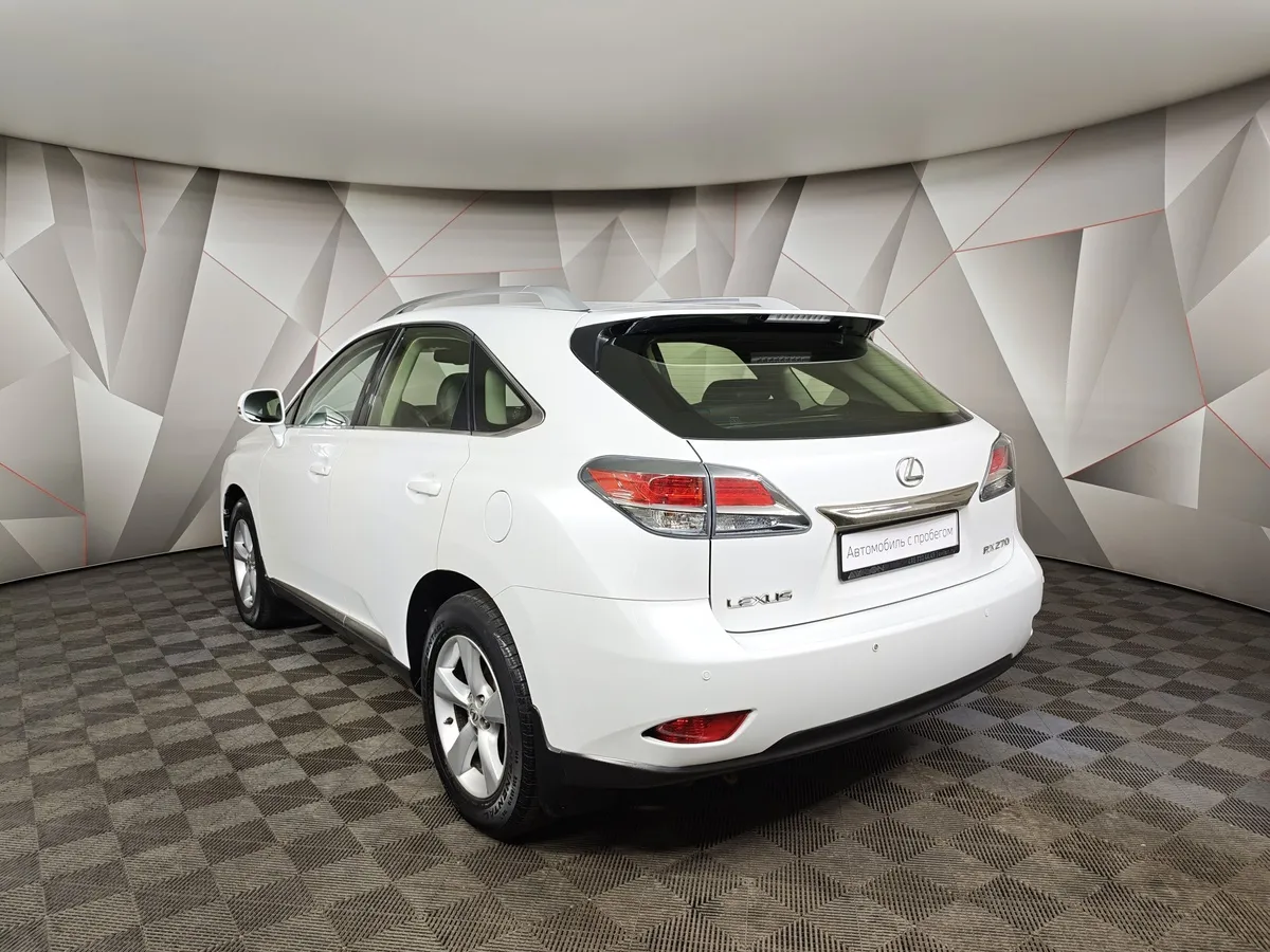 Lexus RX 270 AT (188 л.с.) Белый в АВИЛОН. Слайд №4