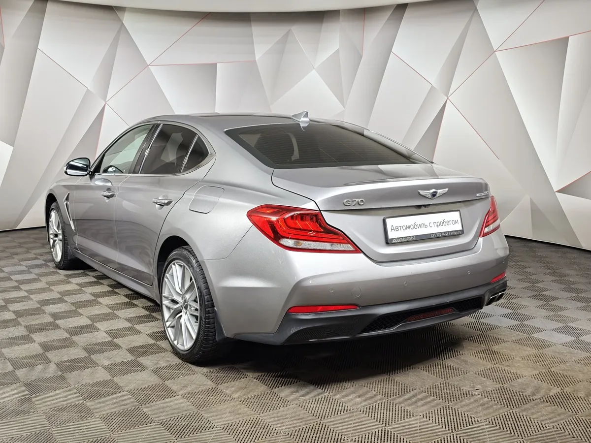 Genesis G70 2.0 T AT AWD (197 л.с.) Business Серебристый в АВИЛОН. Слайд №4