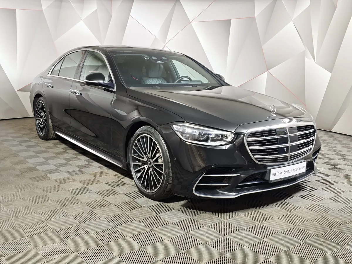 Mercedes-Benz S-Класс S 450 d 9G-TRONIC 4MATIC (330 л.с.) Черный в АВИЛОН. Слайд №3