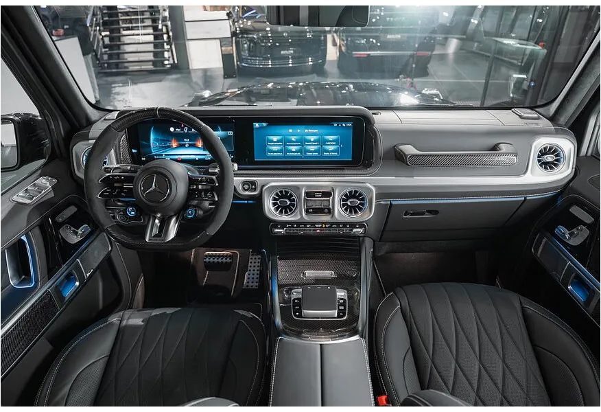 Mercedes-Benz G-Класс G 63 AMG Speedshift 4Matic (585 л.с.) Черный в АВИЛОН. Слайд №9