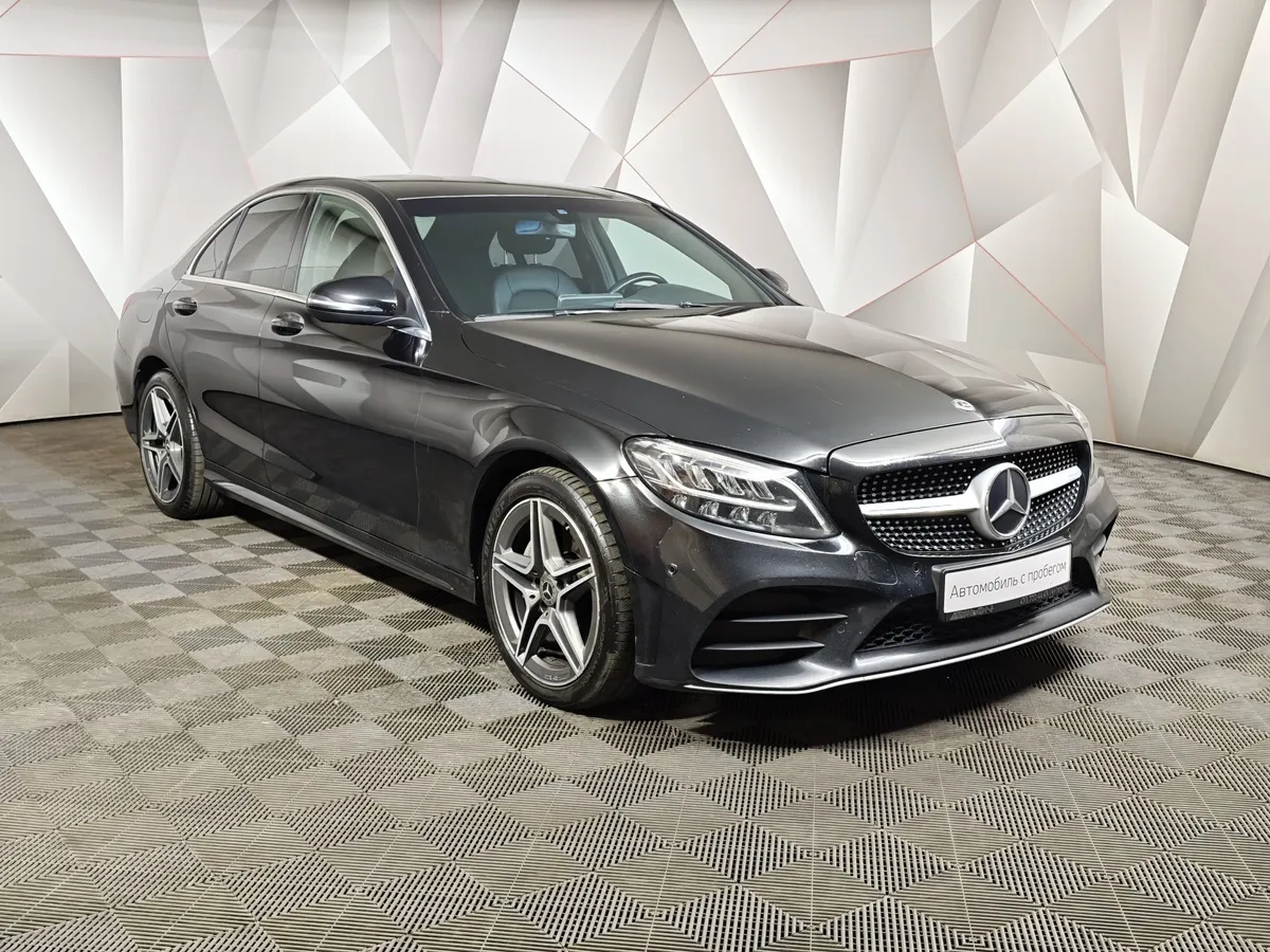 Mercedes-Benz C-Класс C 200 9G-TRONIC 4MATIC (190 л.с.) Sport Черный в АВИЛОН. Слайд №3