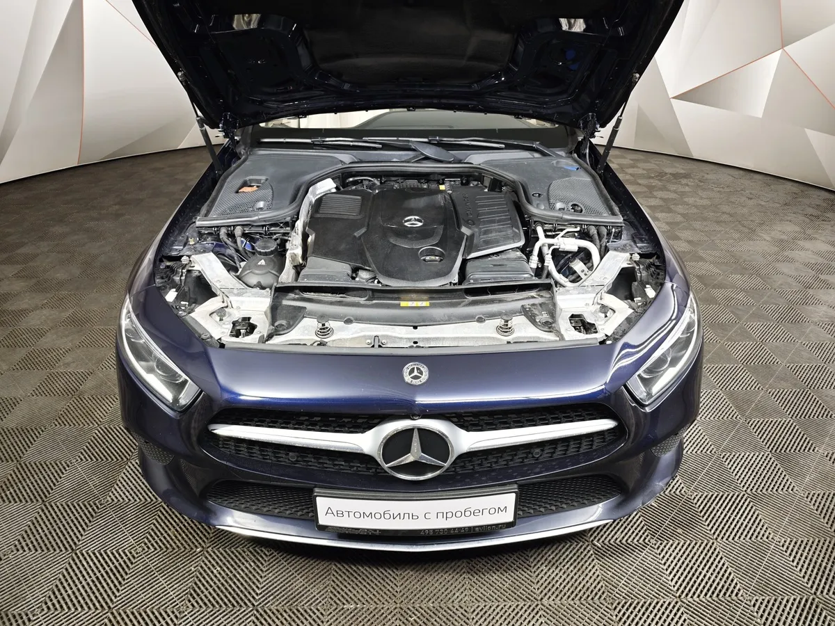 Mercedes-Benz CLS 350 d AT 4Matic (249 л.с.) Elegance Синий в АВИЛОН. Слайд №11