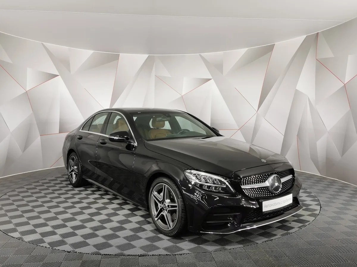 Mercedes-Benz C-Класс C 180 9G-TRONIC (150 л.с.) Sport Черный в АВИЛОН. Слайд №3
