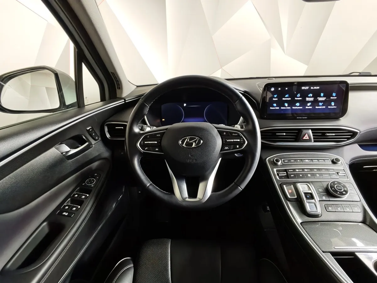 Hyundai Santa Fe 2.2 CRDi AWD 8AT (200 л.с.) Prestige Белый в АВИЛОН. Слайд №20