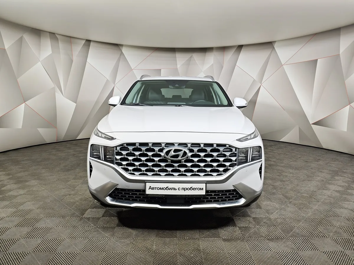 Hyundai Santa Fe 2.2 CRDi AWD 8AT (200 л.с.) Prestige Белый в АВИЛОН. Слайд №7