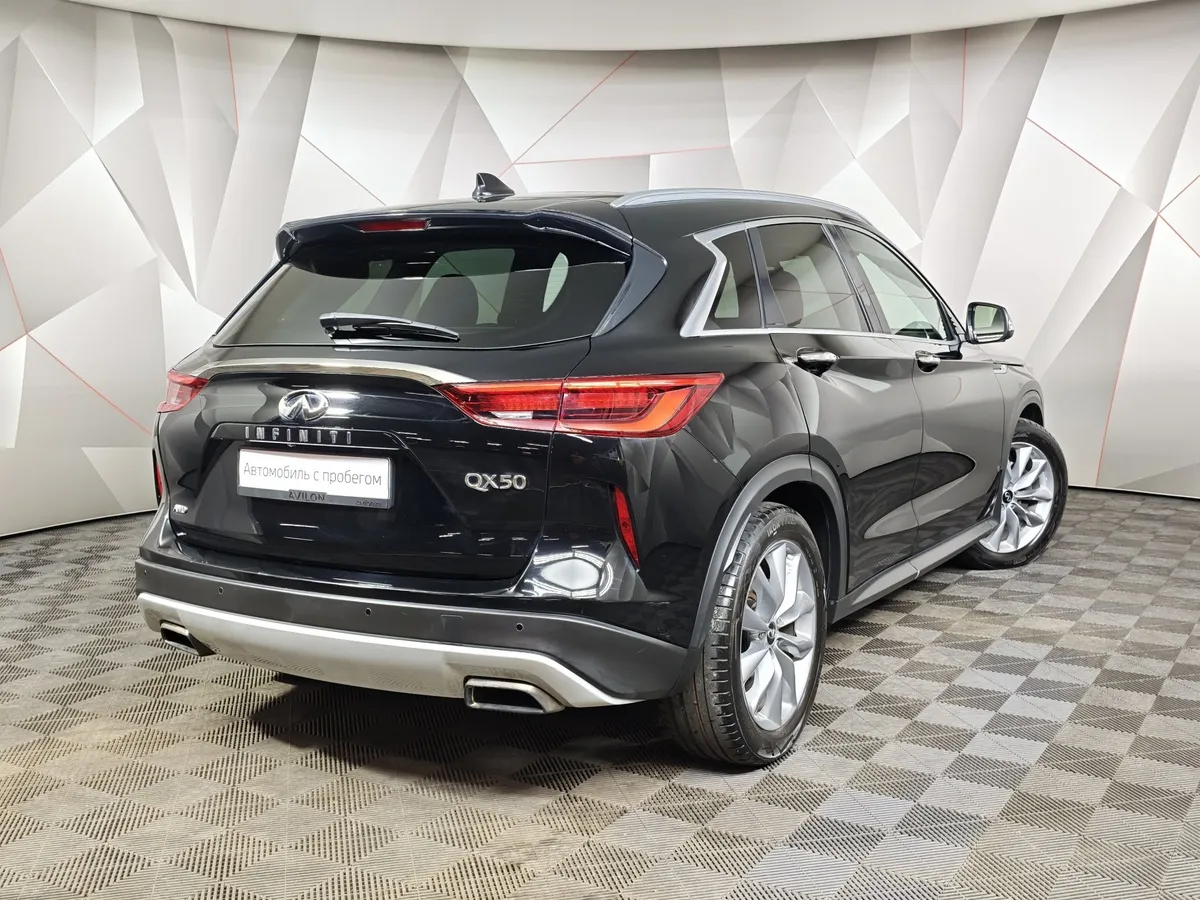 Infiniti QX50 2.0 VC-T CVT AWD (249 л.с.) Черный в АВИЛОН. Слайд №2