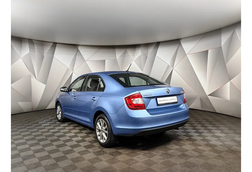 Skoda Rapid 1.6 AT (110 л.с.) Синий в АВИЛОН. Слайд №7