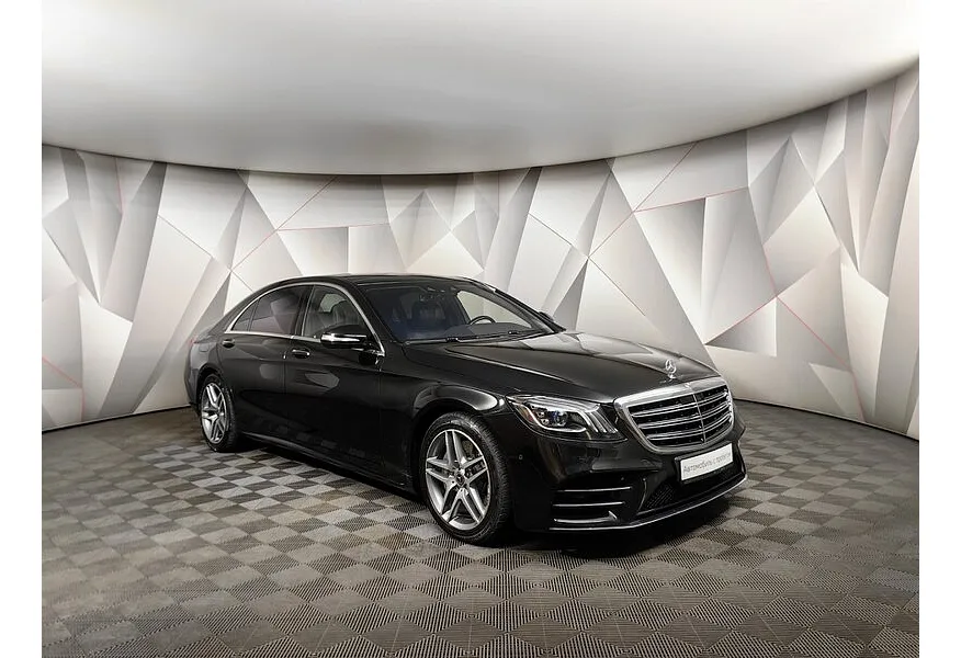 Mercedes-Benz S-Класс S 350 d 9G-Tronic 4Matic длинная база (249 л.с.) Черный в АВИЛОН. Слайд №3