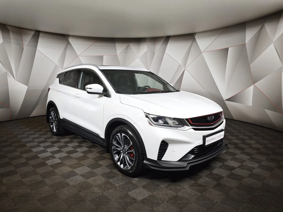 Geely Coolray 1.5T 7DCT 2WD (150 л.с.) Flagship Sport Белый в АВИЛОН. Слайд №3