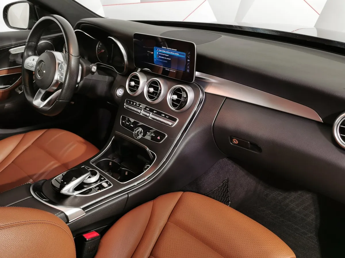 Mercedes-Benz C-Класс C 180 9G-TRONIC (150 л.с.) Sport Черный в АВИЛОН. Слайд №12