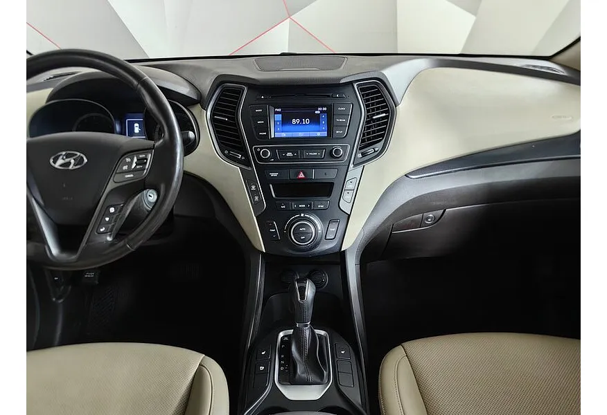 Hyundai Santa Fe 2.4 AT AWD (171 л.с.) Dynamic Белый в АВИЛОН. Слайд №14