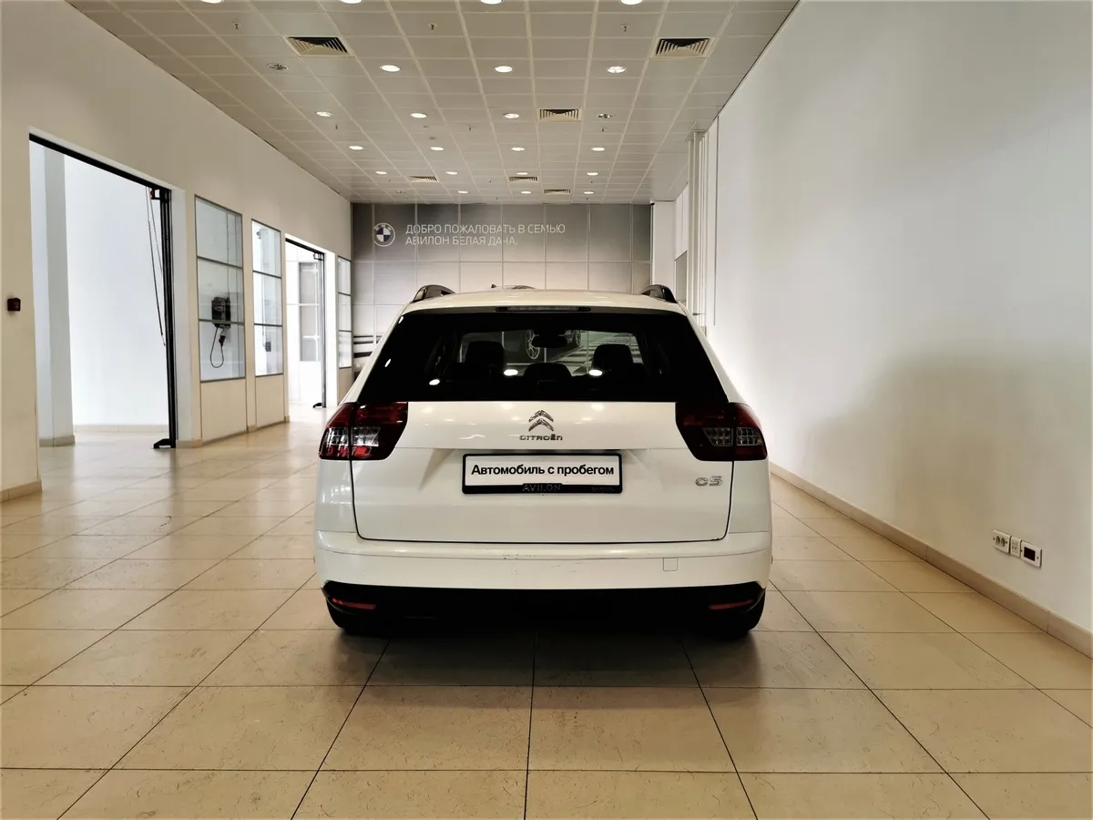 Citroen C5 1.6 THP AT (150 л.с.) Белый в АВИЛОН. Слайд №8