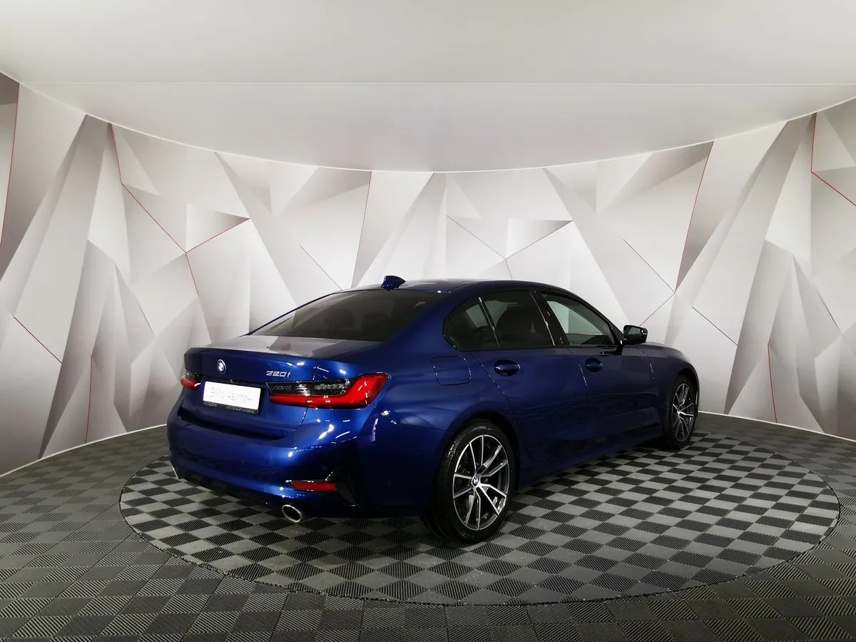 BMW 3 серия 320i Steptronic (184 л.с.) Sport Line Синий в АВИЛОН. Слайд №2