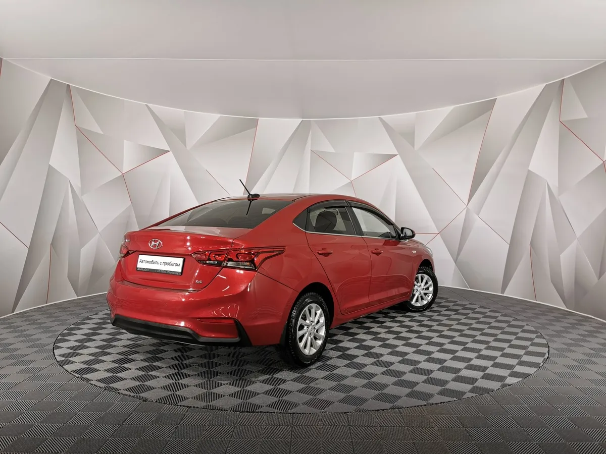 Hyundai Solaris 1.6 AT (123 л.с.) Elegance + Prestige Красный в АВИЛОН. Слайд №2