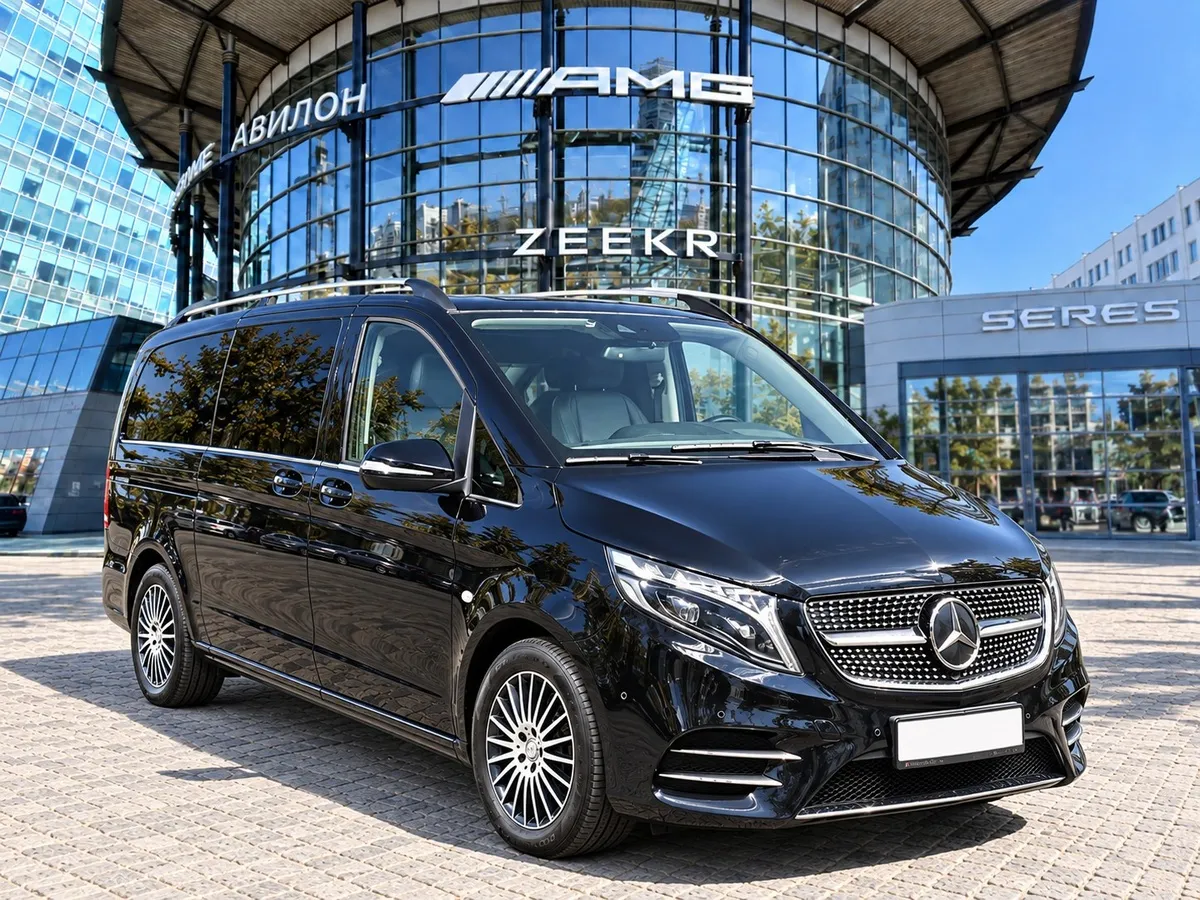 Mercedes-Benz Vito 124 CDI 4MATIC 9G-TRONIC (237 л.с.) Storm Черный в АВИЛОН. Слайд №2