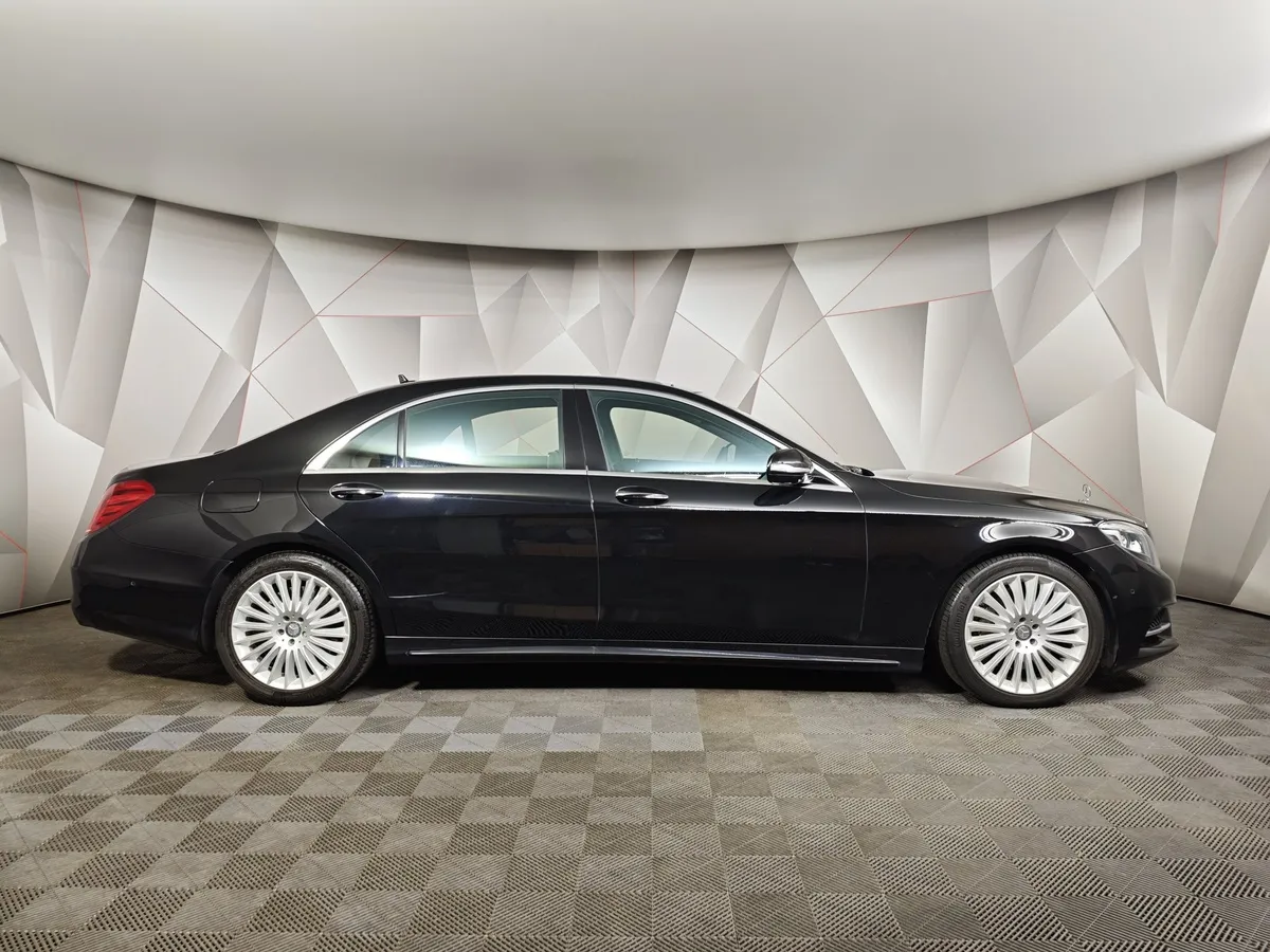 Mercedes-Benz S-Класс S 500 7G-Tronic Plus 4Matic длинная база (455 л.с.) Черный в АВИЛОН. Слайд №6