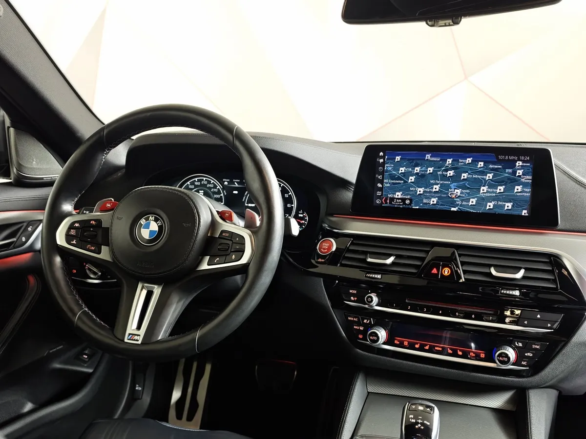BMW M5 4.4 Steptronic xDrive (625 л.с.) Competition Черный в АВИЛОН. Слайд №15