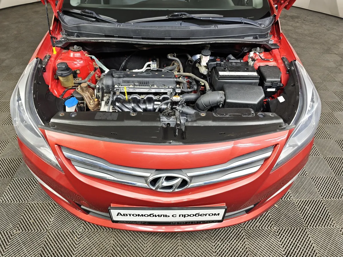 Hyundai Solaris 1.6 AT (123 л.с.) Comfort Красный в АВИЛОН. Слайд №10