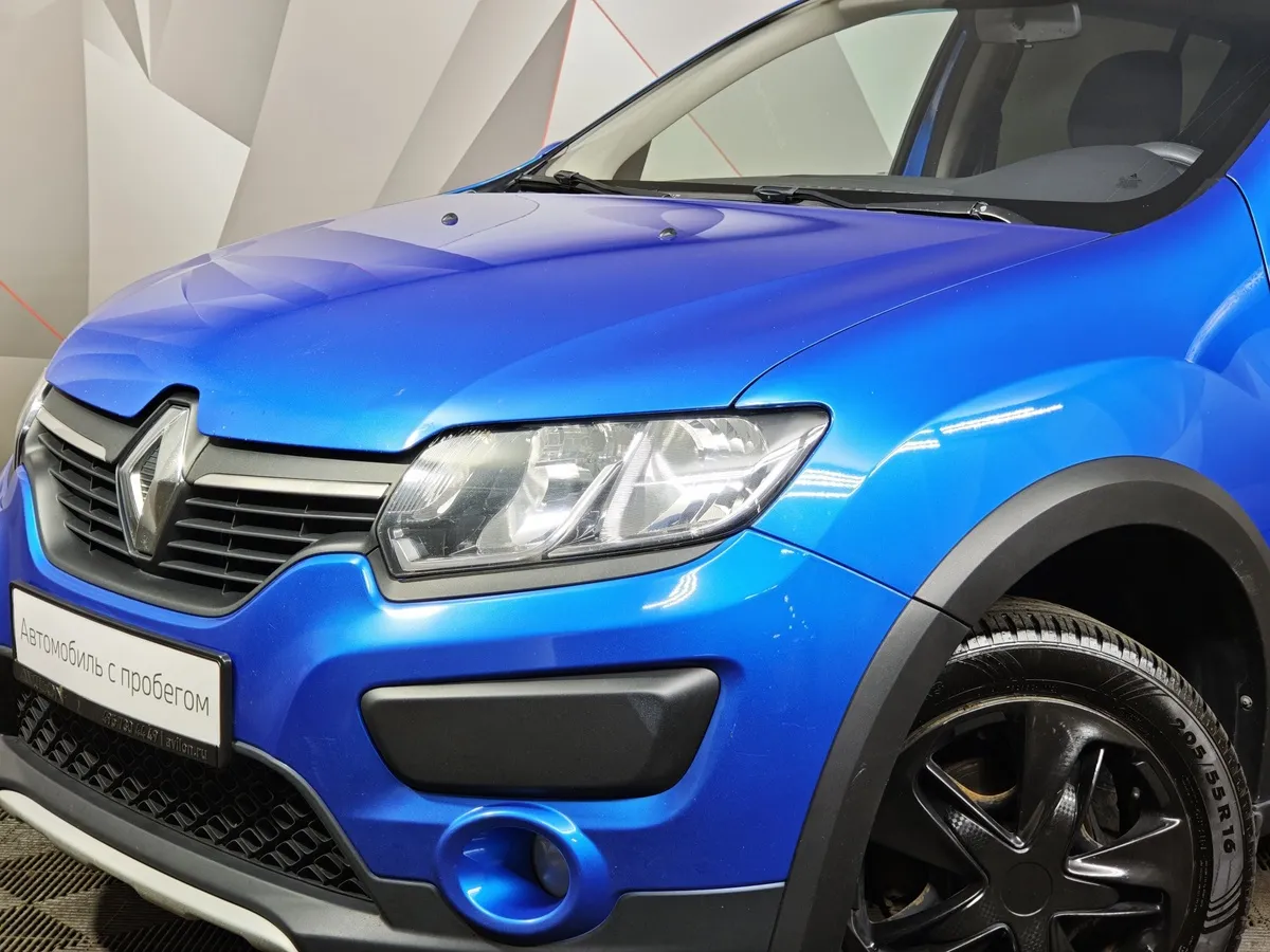 Renault Sandero 1.6 AT (103 л.с.) Stepway Синий в АВИЛОН. Слайд №10