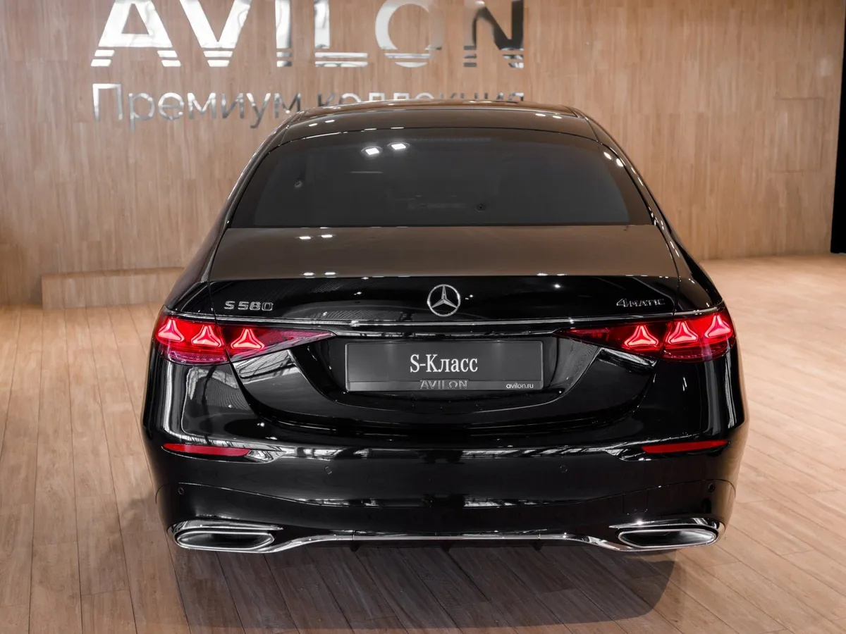Mercedes-Benz S-Класс S 580 9G-Tronic 4Matic (503 л.с.) Черный в АВИЛОН. Слайд №4