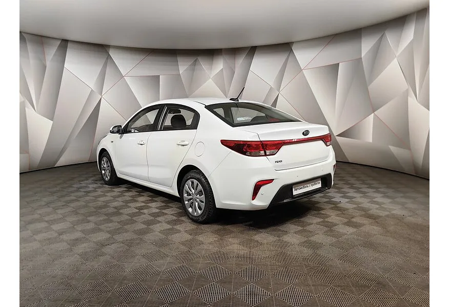 Kia Rio 1.6 AT (123 л.с.) Luxe Белый в АВИЛОН. Слайд №4