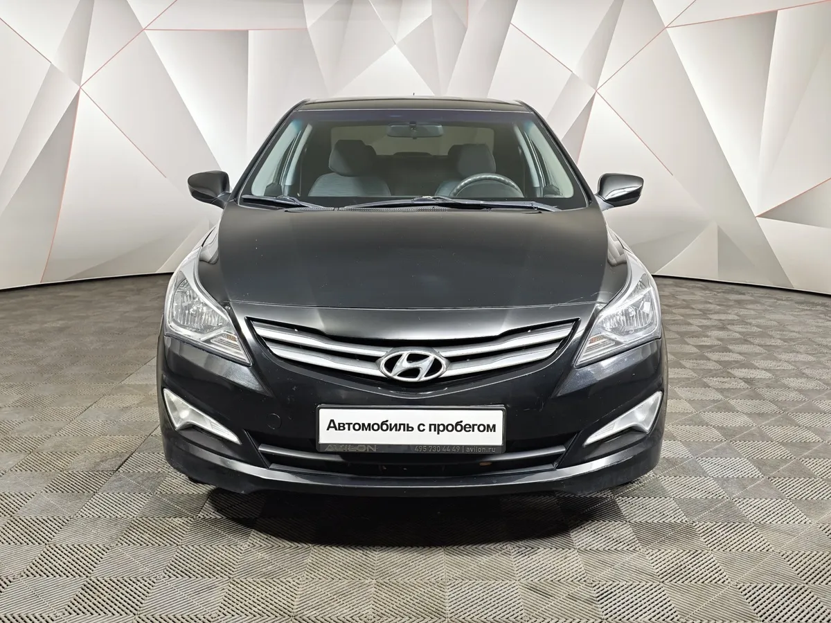 Hyundai Solaris 1.6 AT (123 л.с.) Comfort Черный в АВИЛОН. Слайд №7