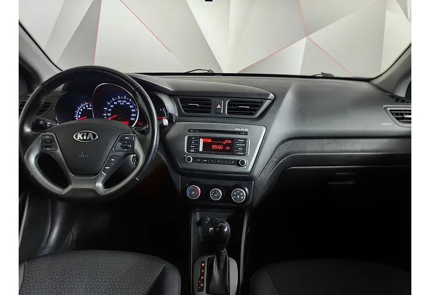 Kia Rio 1.6 AT (123 л.с.) Luxe Серебристый в АВИЛОН. Слайд №15