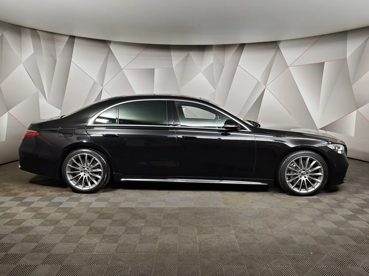 Mercedes-Benz S-Класс Long 500 4MATIC (449 л.с.) Черный в АВИЛОН. Слайд №6
