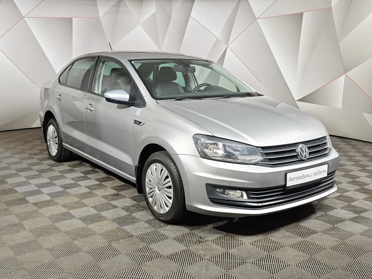 Volkswagen Polo 1.6 MPI AT (110 л.с.) Trendline Серебристый в АВИЛОН. Слайд №3