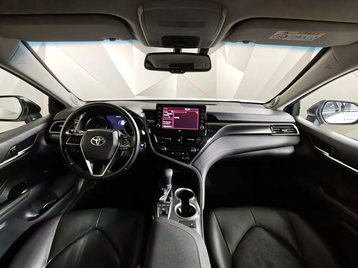 Toyota Camry 3.5 AT (249 л.с.) Белый в АВИЛОН. Слайд №14