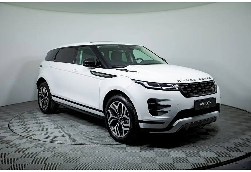 Land Rover Range Rover Evoque 2.0 AT 4WD (249 л.с.) Driving Light Glory Белый в АВИЛОН. Слайд №2