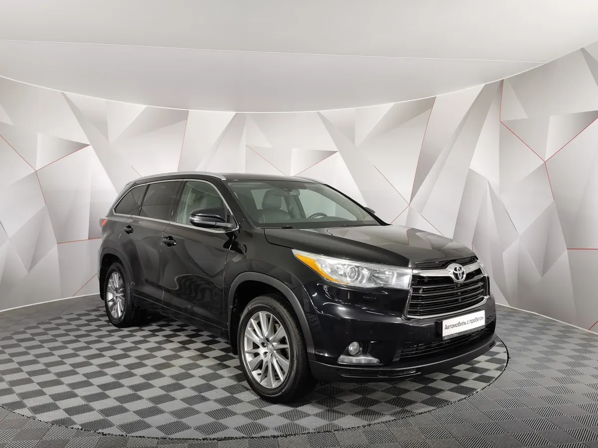 Toyota Highlander 3.5 AT AWD (249 л.с.) Престиж Черный в АВИЛОН. Слайд №3