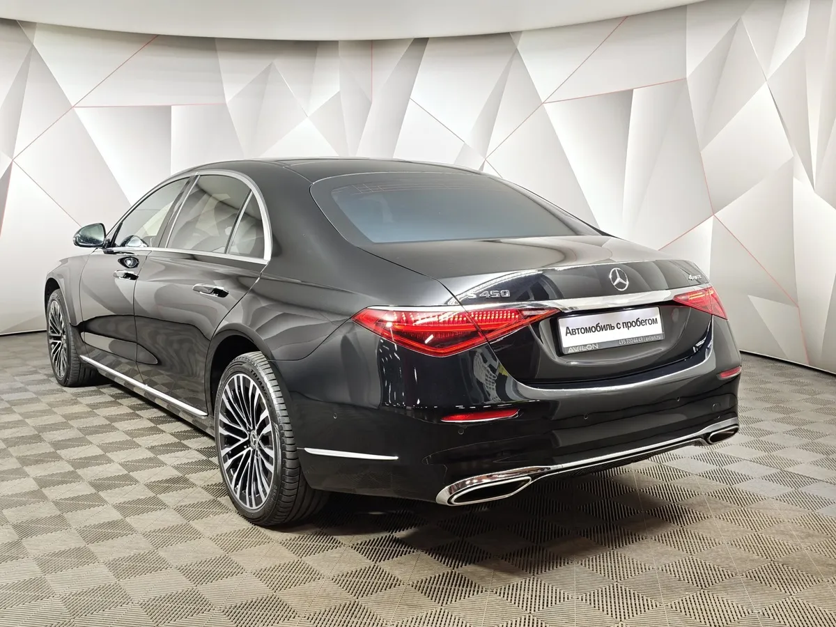 Mercedes-Benz S-Класс S 450 9G-Tronic 4Matic (367 л.с.) Черный в АВИЛОН. Слайд №4