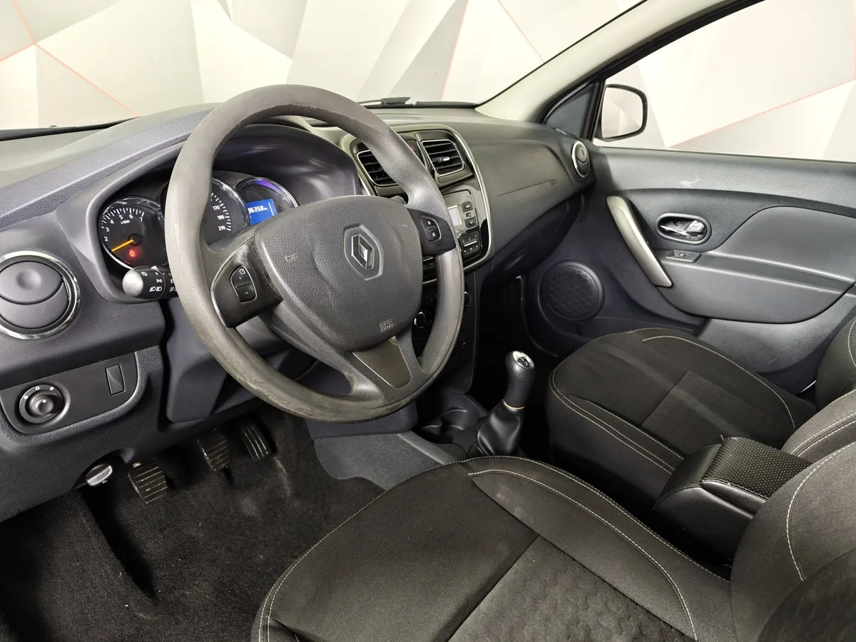 Renault Logan 1.6 MT (87 л.с.) Белый в АВИЛОН. Слайд №18