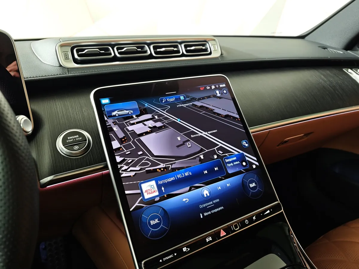 Mercedes-Benz S-Класс S 400 d 9G-Tronic 4Matic (330 л.с.) Premium Черный в АВИЛОН. Слайд №22