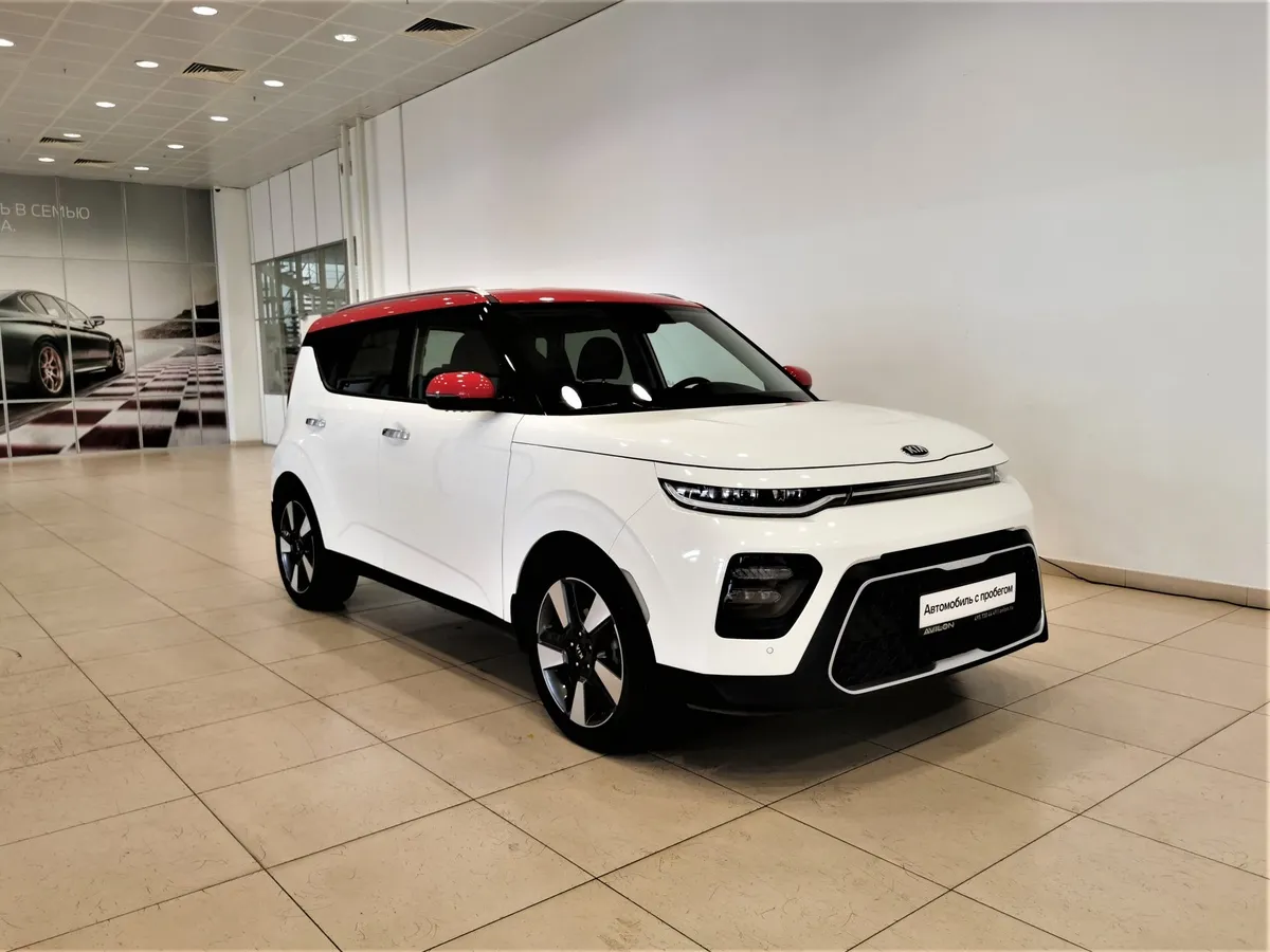 Kia Soul 1.6 MPI AT (123 л.с.) Prestige Белый в АВИЛОН. Слайд №3