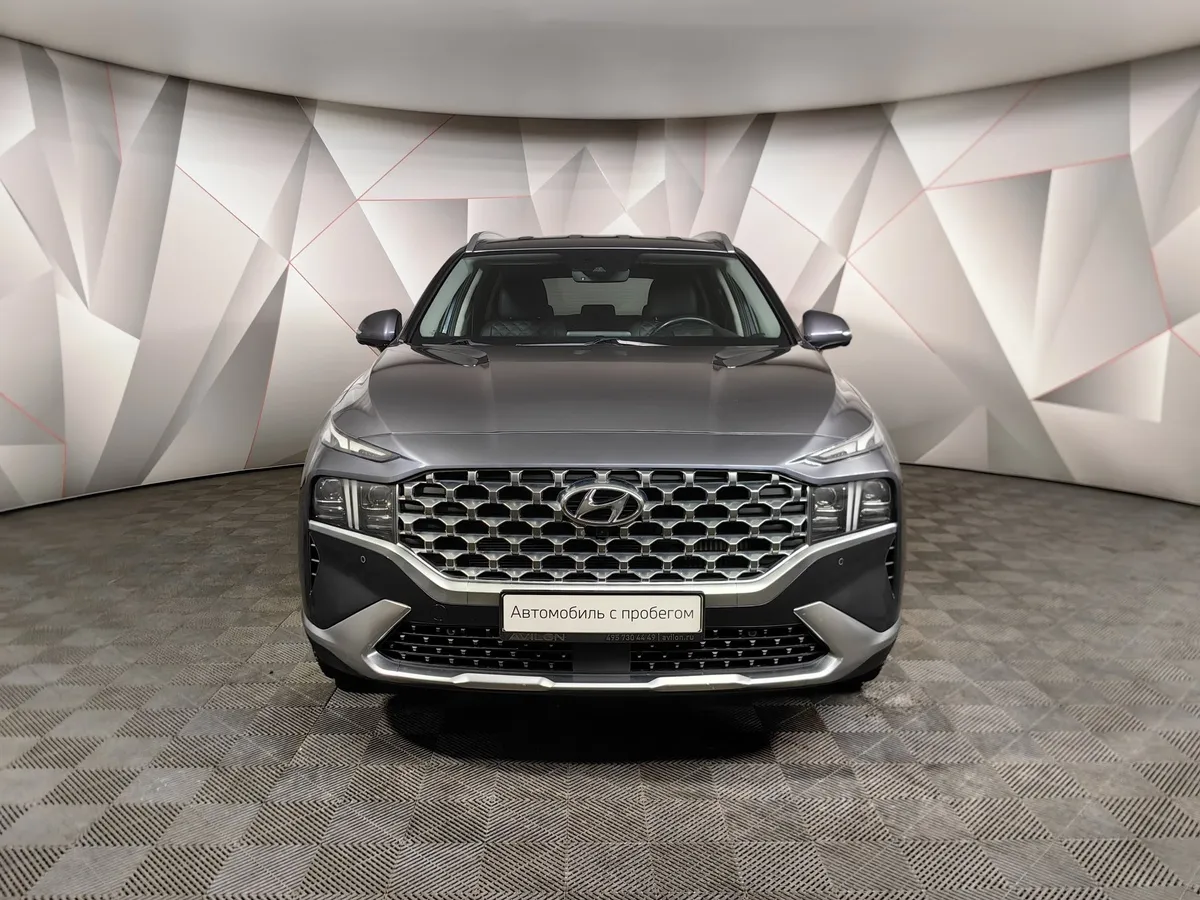Hyundai Santa Fe 2.2 CRDi AWD 8AT (200 л.с.) High-Tech Синий в АВИЛОН. Слайд №7