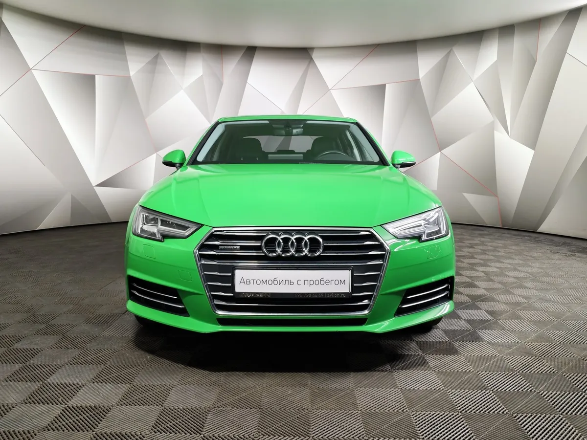 Audi A4 2.0 TFSI S tronic quattro (245 л.с.) Design Зеленый в АВИЛОН. Слайд №7