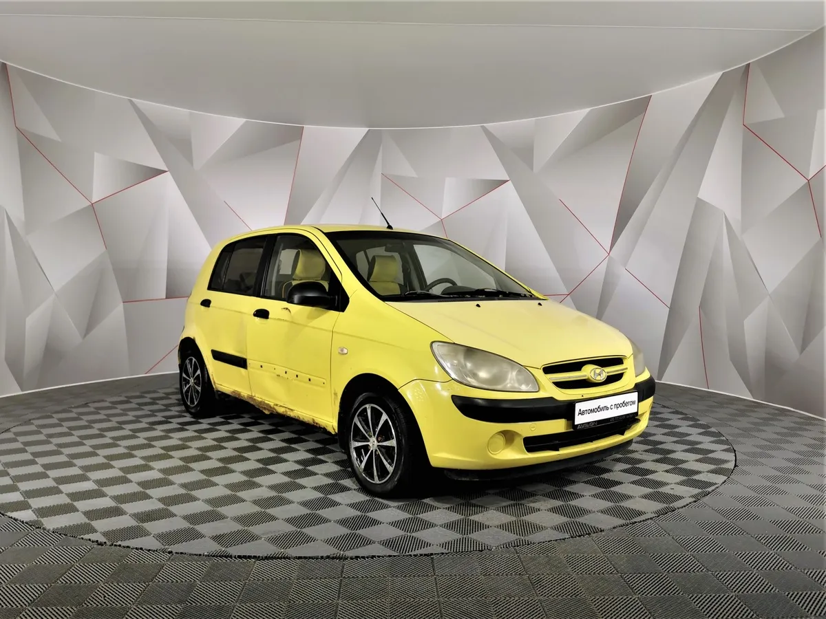 Hyundai Getz 1.4 MT (97 л.с.) Желтый в АВИЛОН. Слайд №3